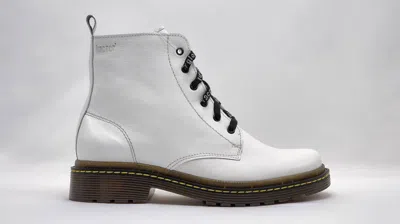 Kcr Group Women's Premium Leather Boots In White