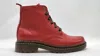 Kcr Group Women's Premium Tumbled Leather Boots In Red In Red