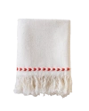 Kd Weave Braid Detail Napkin In White