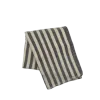 Kd Weave Small Stripe Tablecloth In Gray