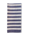 Kd Weave Stripe Hand Towel In Blue