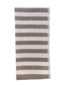 Kd Weave Stripe Hand Towel In Gray