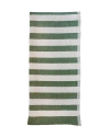 Kd Weave Stripe Hand Towel In Green