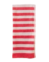 Kd Weave Stripe Hand Towel In Red
