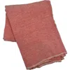 Kd Weave Tablecloth In Red