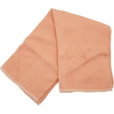 Kd Weave Towel In Orange
