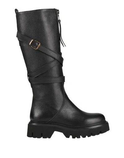 Köe Woman Boot Black Size 8 Leather