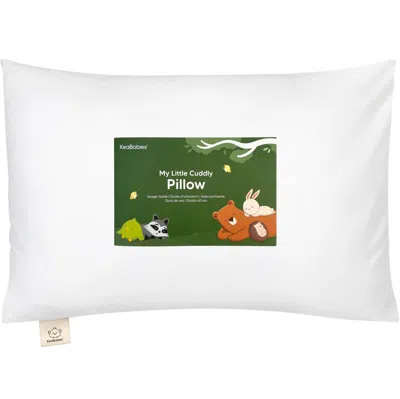 Keababies 1-pack Cuddly Toddler Pillow In Soft White