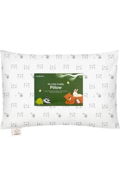 Keababies 1-pack Cuddly Toddler Pillow In White