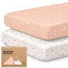 Keababies 2-pack Aereo Fitted Crib Sheets In Butterflies
