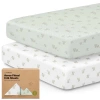 Keababies 2-pack Aereo Fitted Crib Sheets In Elly