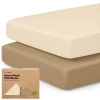 Keababies 2-pack Aereo Fitted Crib Sheets In Pecan