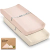 Keababies 2-pack Isla Changing Pad Covers In Pink
