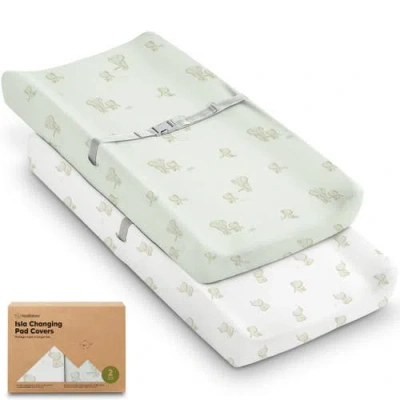 Keababies 2-pack Isla Changing Pad Covers In Gray