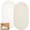 Keababies Kids' 2-pack Isla Fitted Bassinet Sheets In Meadow