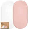 Keababies 2-pack Isla Fitted Bassinet Sheets In Rose