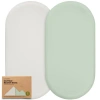Keababies 2-pack Isla Fitted Bassinet Sheets In Sage