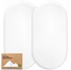 Keababies 2-pack Isla Fitted Bassinet Sheets In Soft White