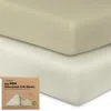 Keababies 2-pack Isla [protect+] Waterproof Crib Sheets In Lichen