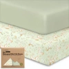 Keababies 2-pack Isla [protect+] Waterproof Mini Crib Sheets In Foxtrot