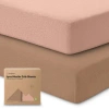Keababies 2-pack Lyra Muslin Crib Sheets In Brown