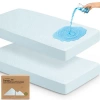 Keababies 2-pack Mavy Protect+ Waterproof Crib Mattress Protector In Frost