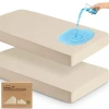 Keababies 2-pack Mavy Protect+ Waterproof Crib Mattress Protector In Neutral