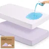 Keababies 2-pack Quin Protect+ Waterproof Crib Mattress Protector In Lilac