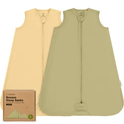 Keababies 2-pack Snooze Sleep Sacks In Green