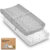 Keababies 2-pack Soothe Changing Pad Covers In Woodland