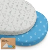 Keababies 2-pack Soothe Fitted Bassinet Sheets In Keapixel