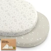 Keababies 2-pack Soothe Fitted Bassinet Sheets In Pine Grove