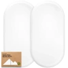 Keababies 2-pack Soothe Fitted Bassinet Sheets In Soft White