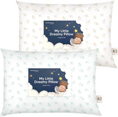 Keababies 2-pack Toddler Pillows In White