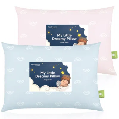 Keababies 2-pack Toddler Pillows In Pastel Rainbow