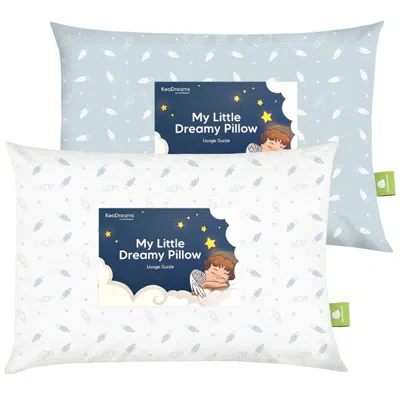 Keababies 2-pack Toddler Pillows In Spacecrafts