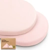 Keababies 2-pack Isla Fitted Bassinet Sheets In Pink