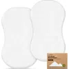 Keababies 2-pack Lyra Muslin Bassinet Sheets In White
