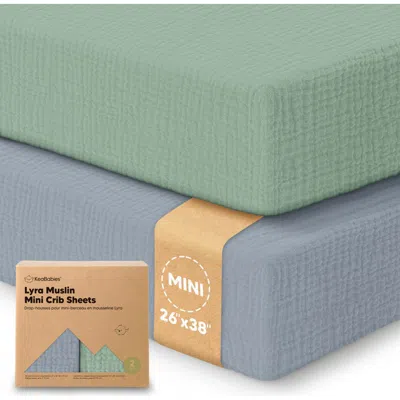 Keababies 2-pack Lyra Muslin Mini Crib Sheets In Multi