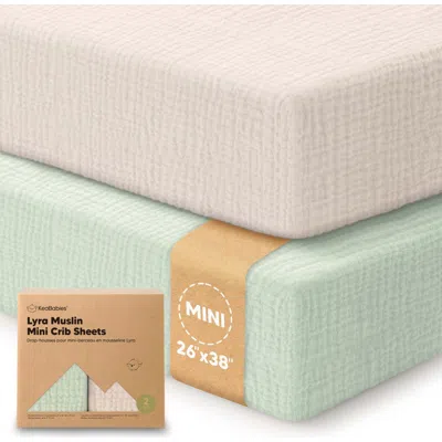 Keababies 2-pack Lyra Muslin Mini Crib Sheets In Multi