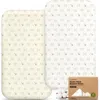 Keababies 2-pack Soothe Fitted Bassinet Sheets In White
