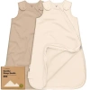 Keababies 2-pack Soothe Sleep Sacks In Brown