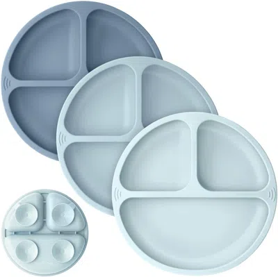 Keababies 3-pack Prep Silicone Suction Plates In Alps