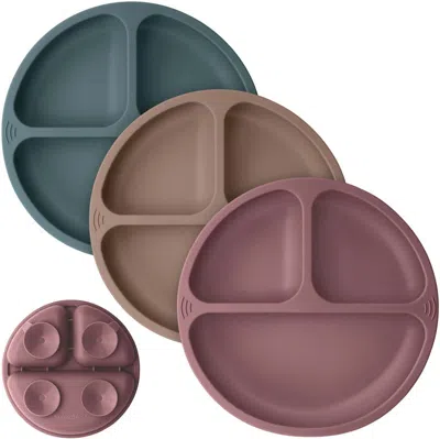 Keababies 3-pack Prep Silicone Suction Plates In Rocky