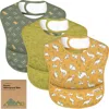 Keababies Kids'  3-pack Presto Waterproof Bibs In Mesozoic