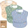 Keababies Kids'  3-pack Presto Waterproof Bibs In Pets & Paws