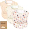 Keababies Kids'  3-pack Presto Waterproof Bibs In Prism