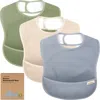 KEABABIES KEABABIES 3-PACK PRESTO WATERPROOF BIBS