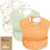Keababies Kids'  3-pack Presto Waterproof Bibs In Wilderness