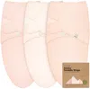 Keababies 3-pack Soothe Swaddle Wraps In Angelic